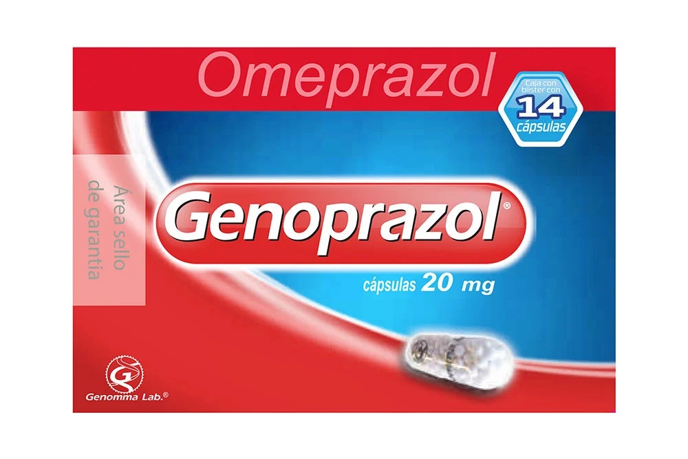 GENOPRAZOL 20 MG 14 CAPSULAS