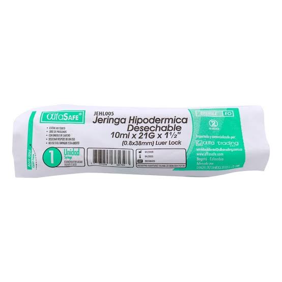 JERINGA ALFA 20ML 3P 20 CC 21 X 1 1/2