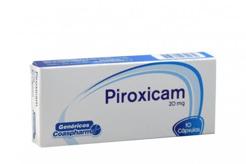 PIROXICAM 20 MG 10 CAPSULAS COA