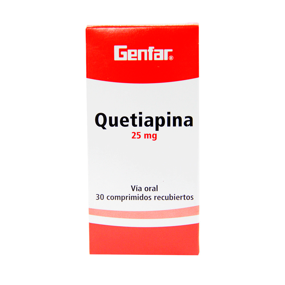 QUETIAPINA 25 MG 30 TBS