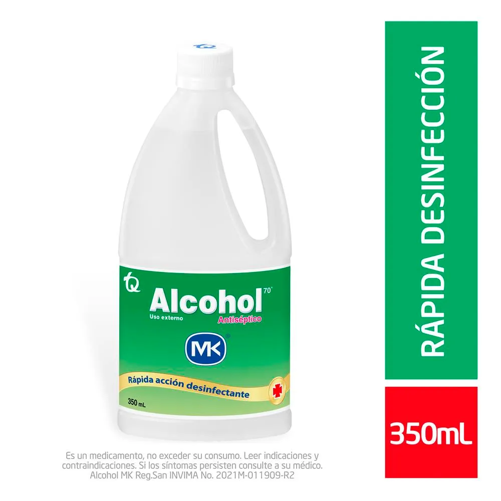 ALCOHOL ANTISEPTICO 350 ML -MK