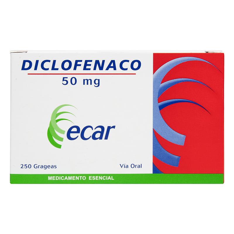 DICLOFENACO 50MG - ECAR