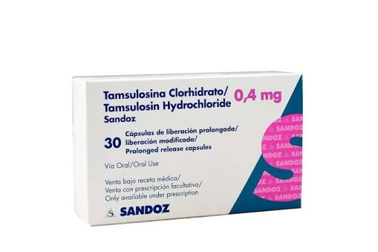 TAMSULOSINA CLORHIDRATO 0.4 MG - SANDOZ